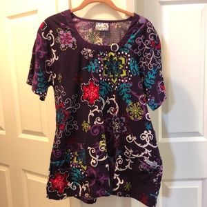 Winter scrub top nurse medical